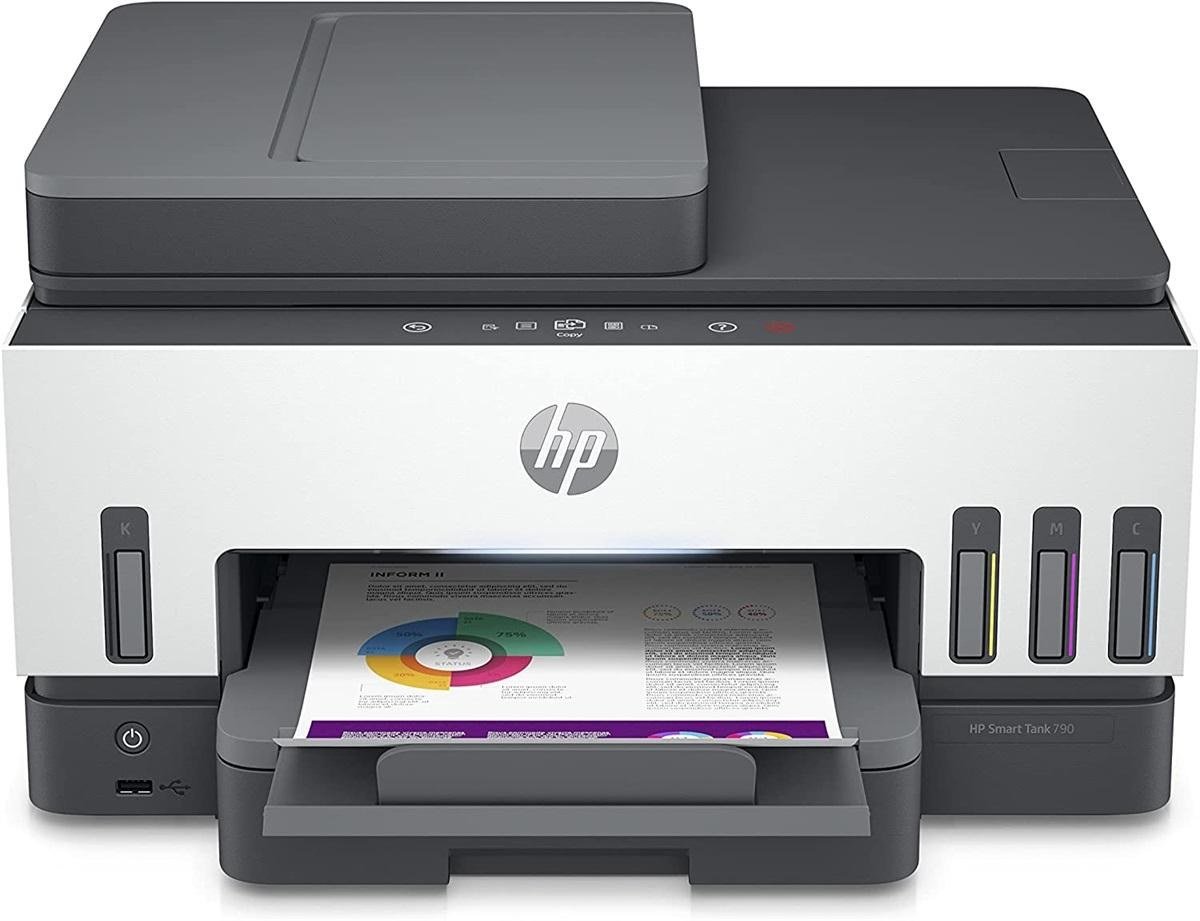 HP Smart Tank 790 Wireless All-in-One Color Ink Tank Printer.