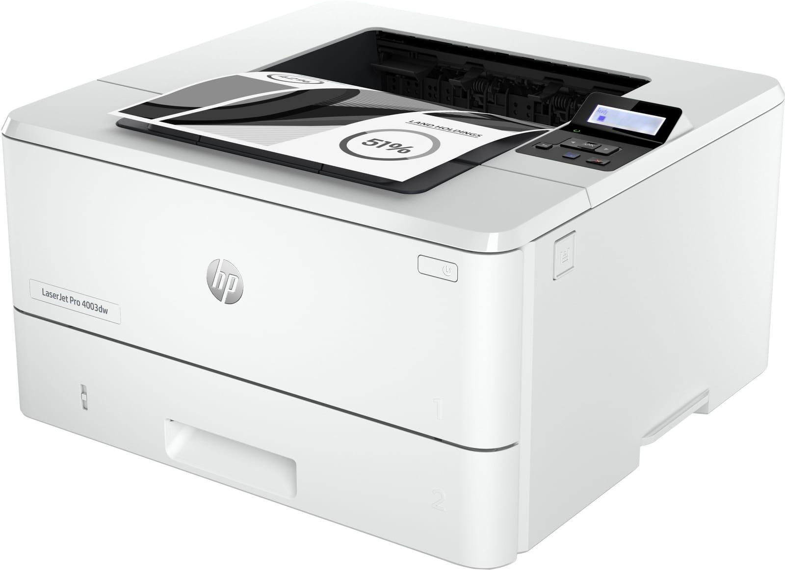 HP LaserJet Pro 4003dw monochrome laser printer