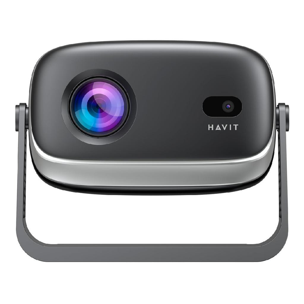HAVIT PJ235 PRO Smart Projector | 720P HD | 4K Support | Auto Focus | Auto Keystone | 180° Adjustable Stand